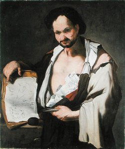 De Oude Filosoof door Luca Giordano